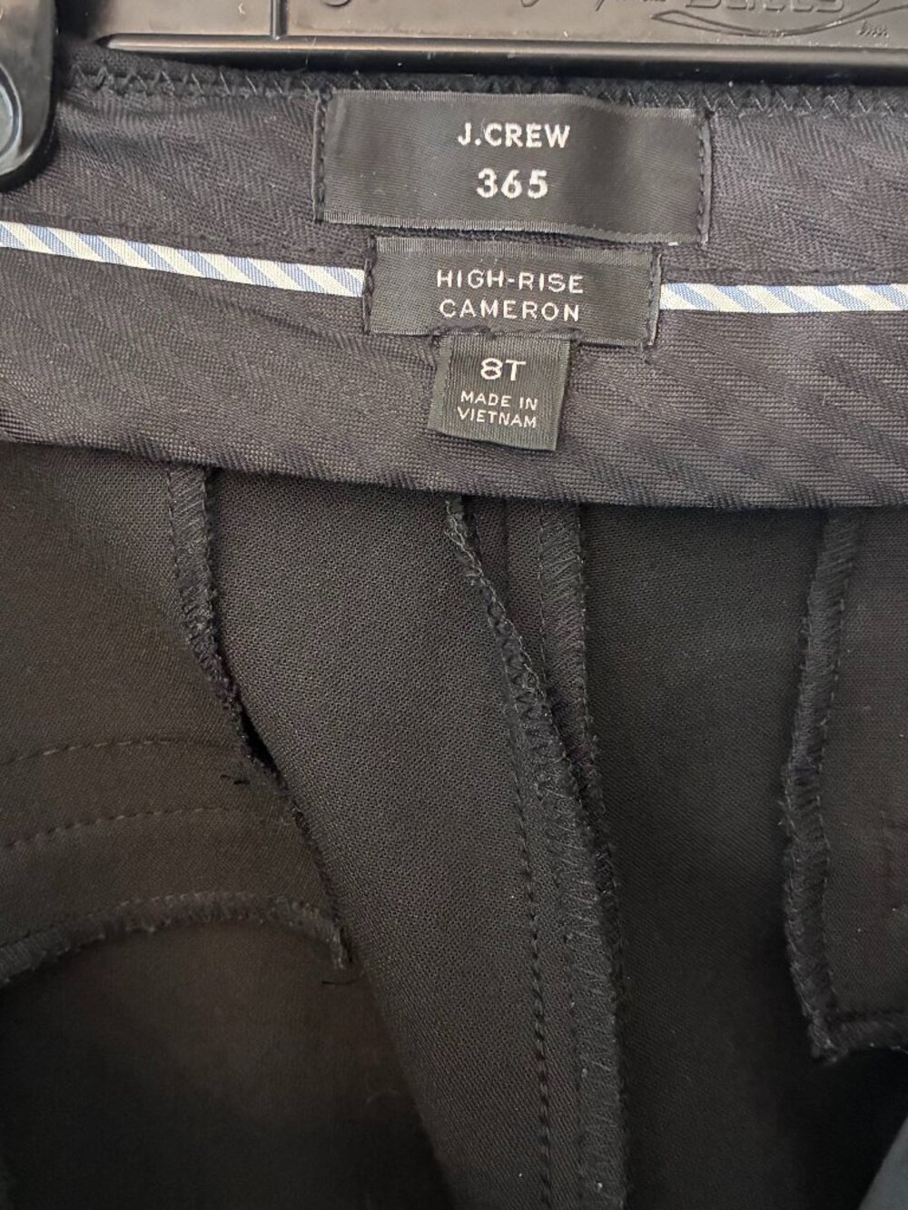 J. Crew 8T Black Pant